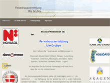 Tablet Screenshot of ferienhausvermittlung-online.net